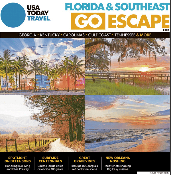 GO escape to Florida &  the Southeast